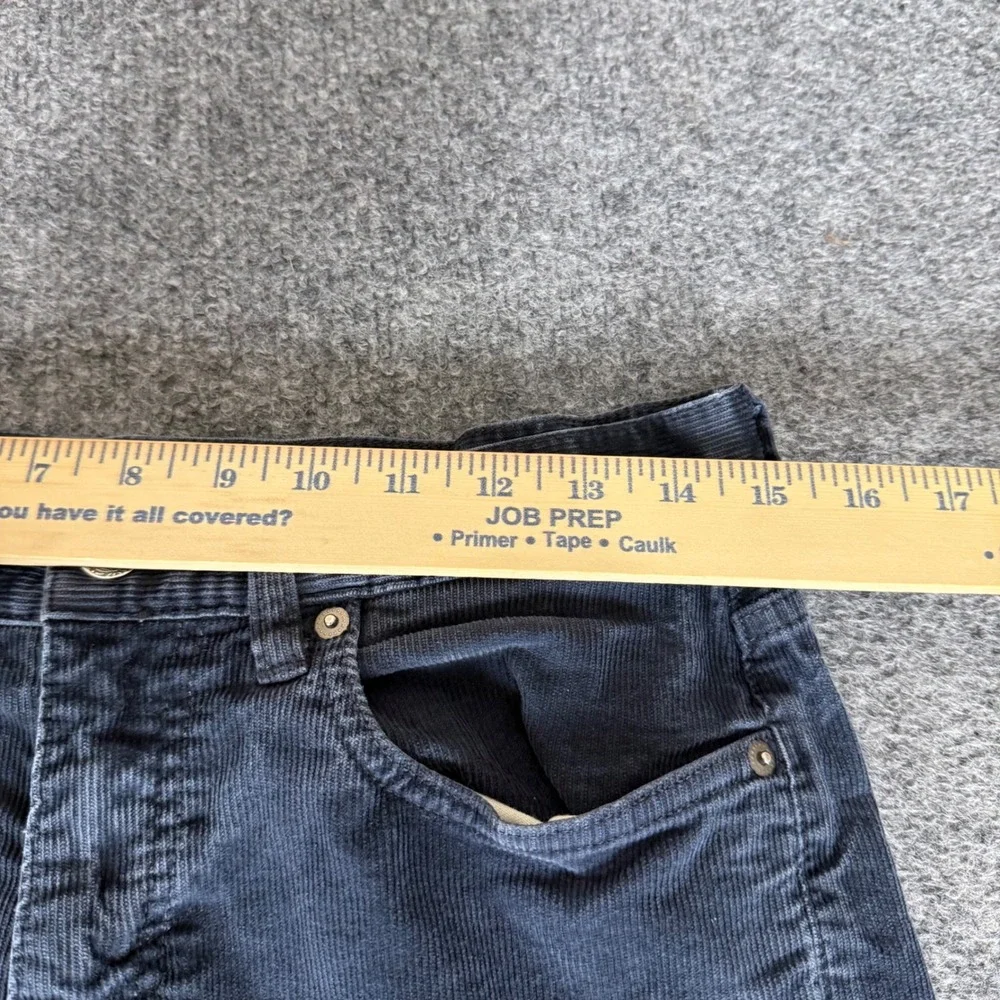 J.Crew Mens 484 Slim Fit Corduroy Pants Navy Blue 30x29 Stretch Cotton Casual